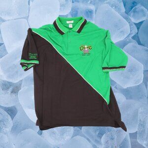 Vintage Disney Cast Member Doug Live! Embroidered Polo Shirt Opening Team XXL